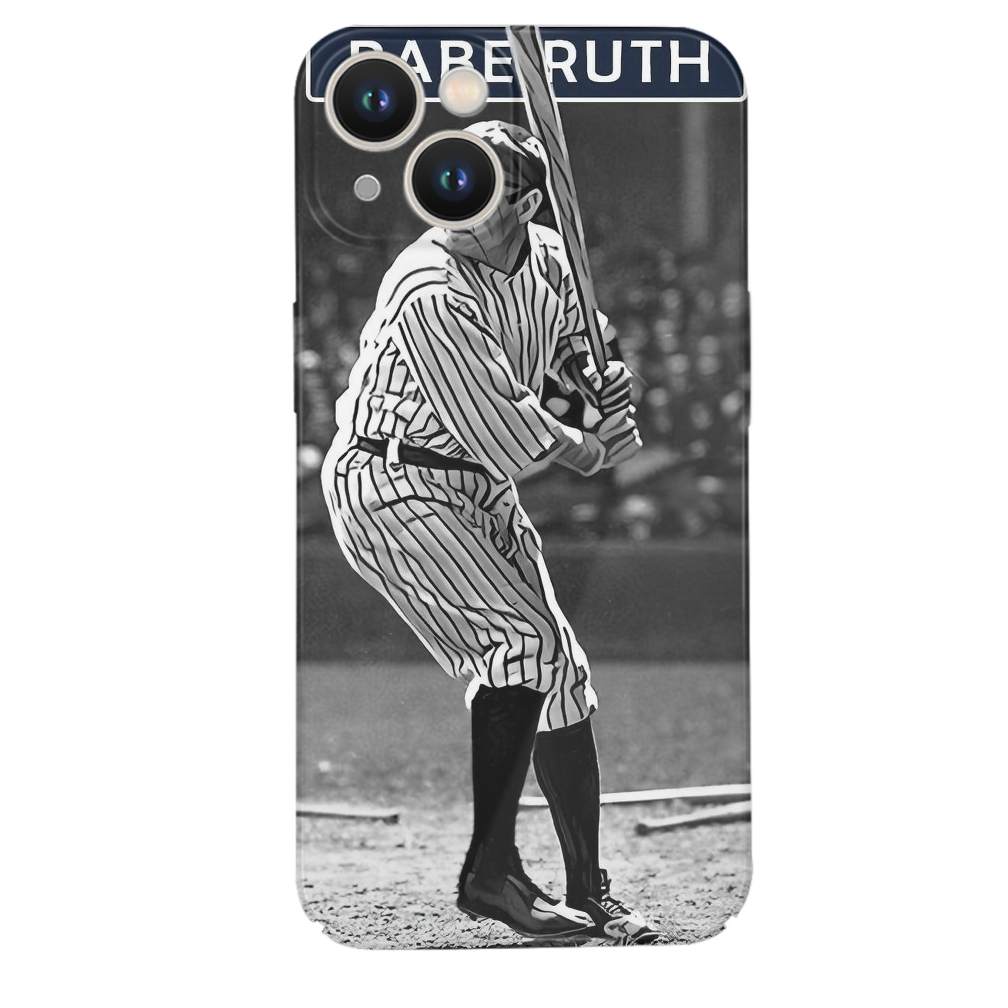 Babe Ruth 17 IPhone 14 Series Full-Cover Hard Case – Shockproof With Raised Camera Protection – Precise Cutouts, Wireless Charging Compatible – Durable, Anti-Yellowing, Easy To Clean